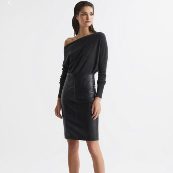 Reiss Dresses & Skirts - ❤️ NWOT! REISS LEATHER PENCIL SKIRT, 6 - NEVER WORN!